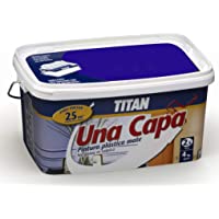 Titan M125538 - Pintura plastica monocapa mate 2.5 l gris intenso
